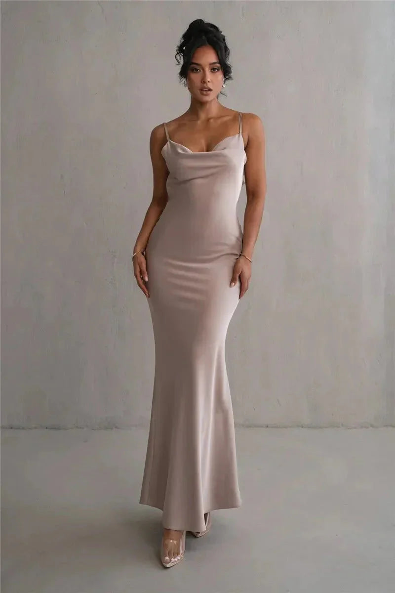 Nora™ | Luxe Silk Party Dress