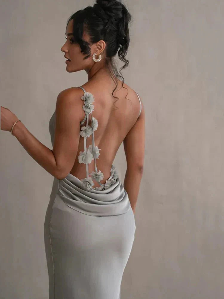 Nora™ | Luxe Silk Party Dress