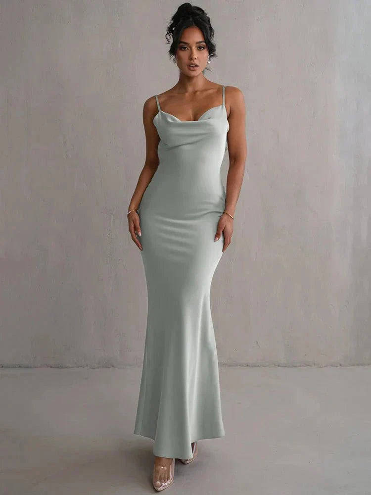 Nora™ | Luxe Silk Party Dress