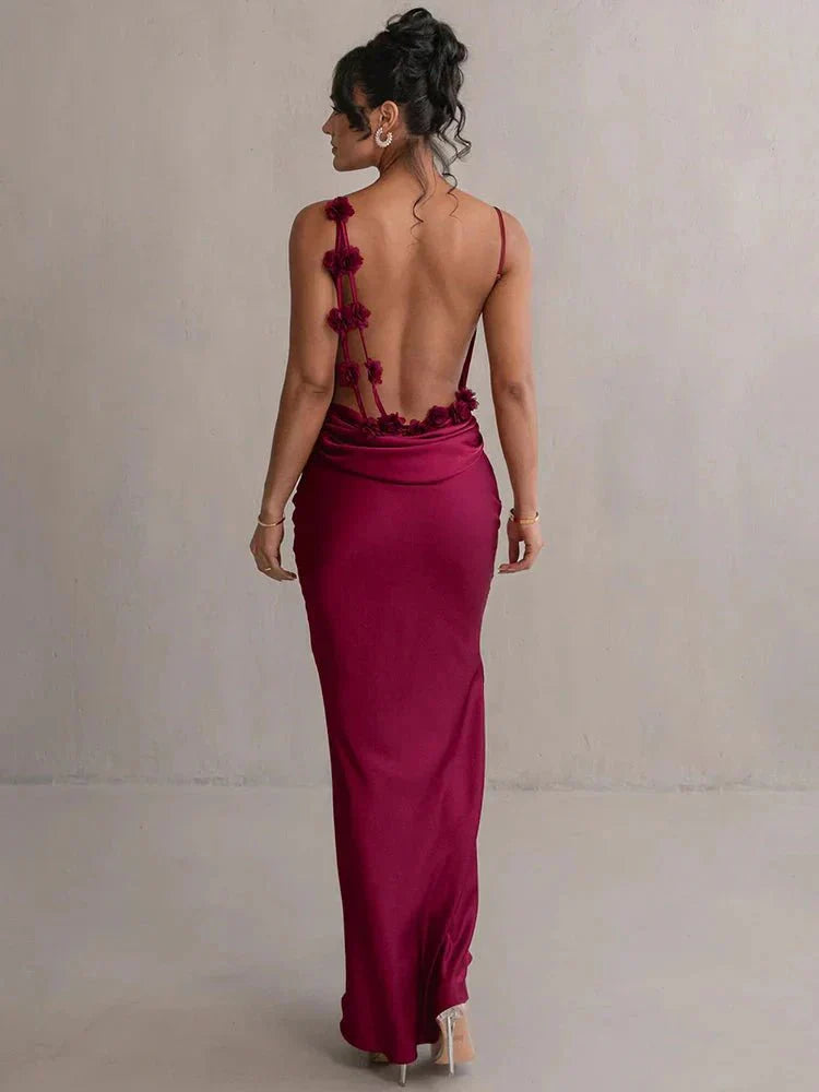 Nora™ | Luxe Silk Party Dress