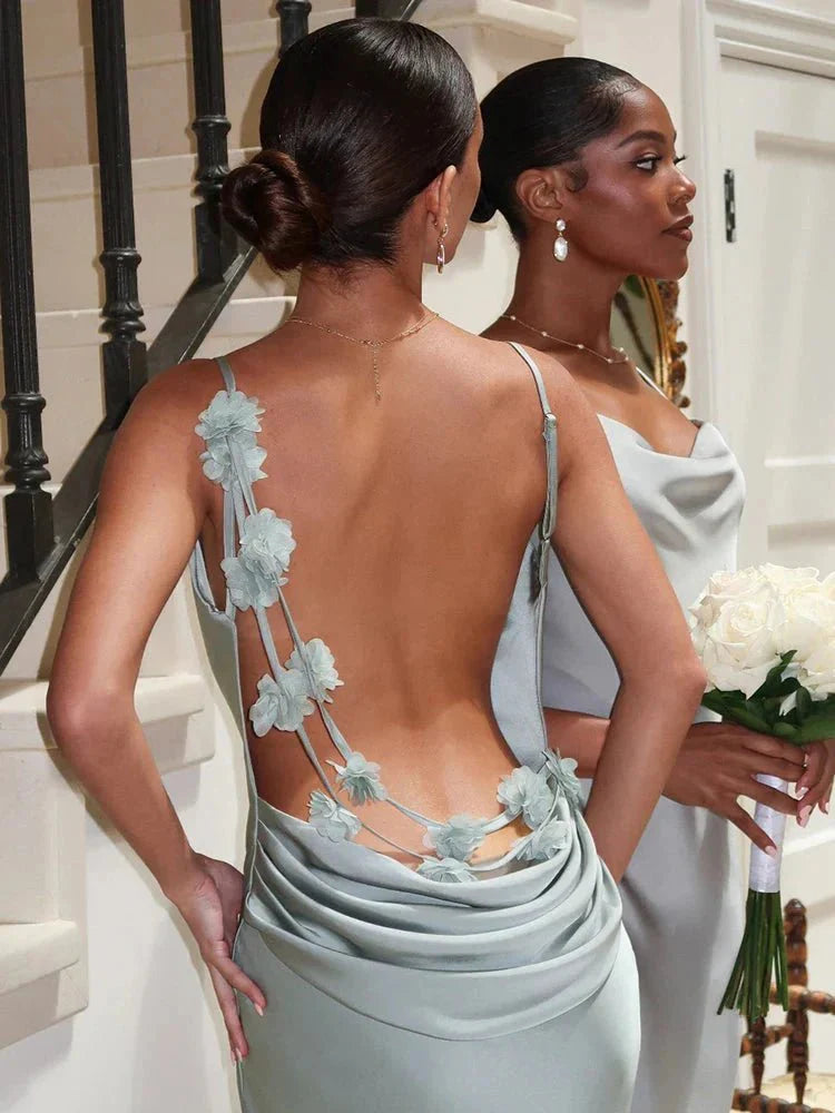 Nora™ | Luxe Silk Party Dress