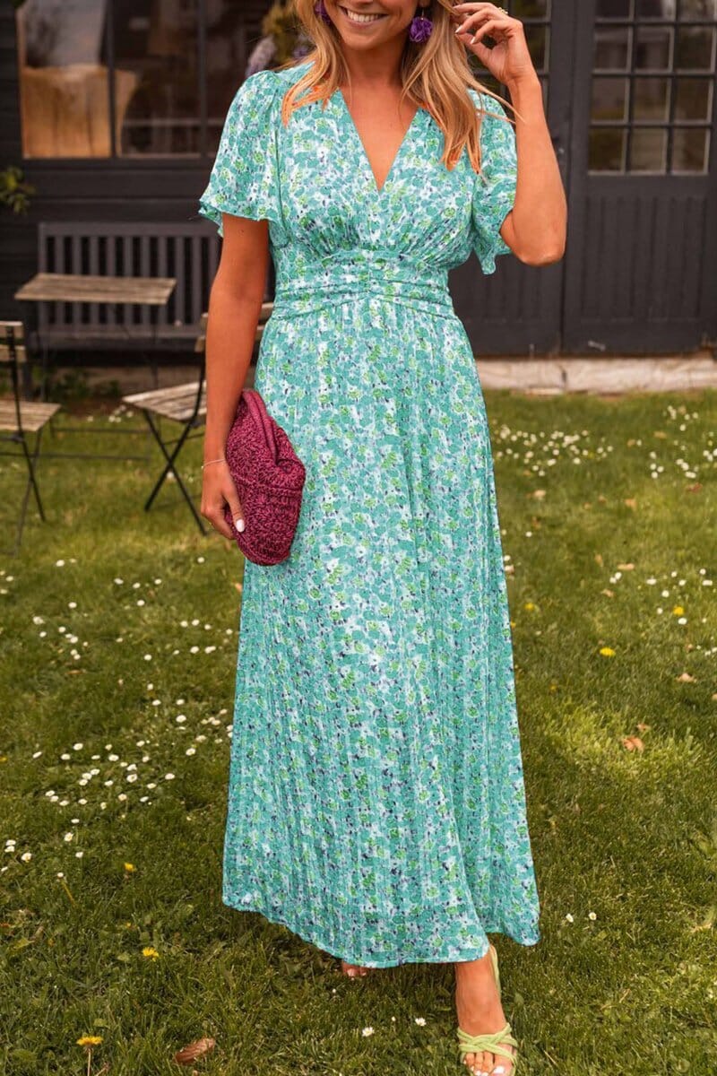 Elaine™ | Elegant Maxi Dress with V-Neck