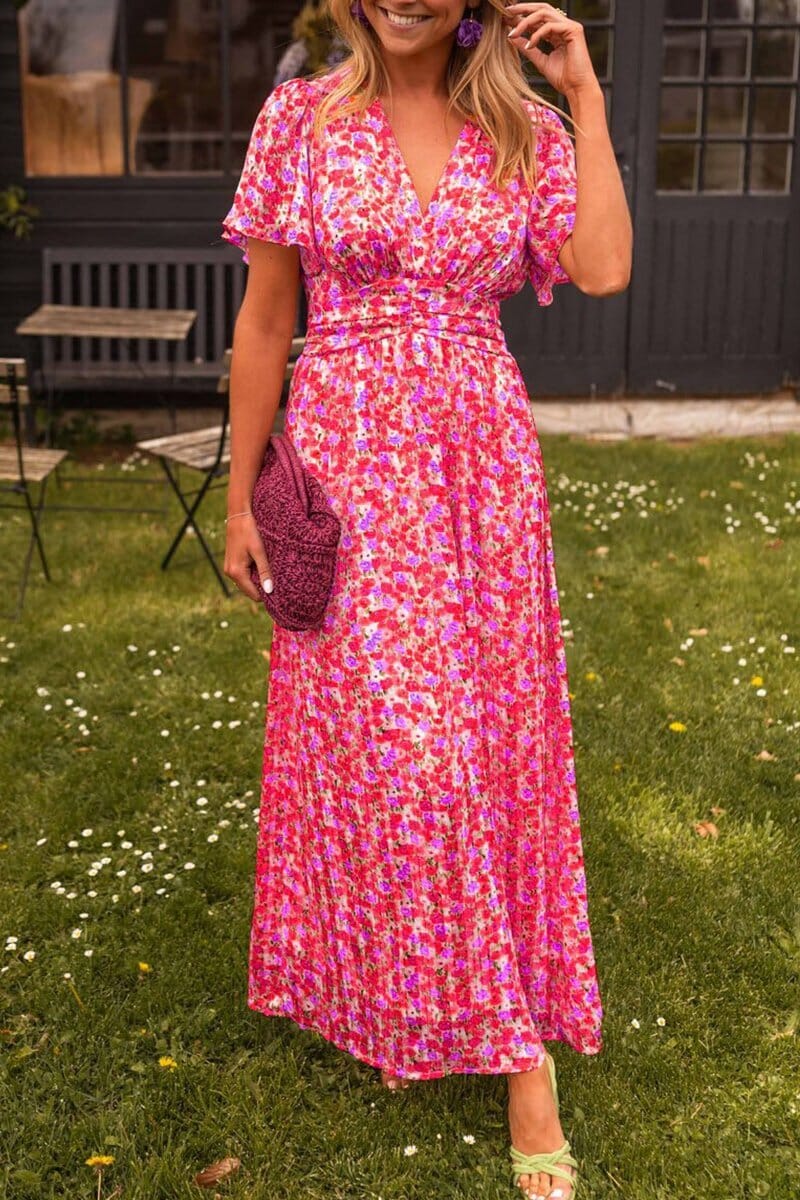 Elaine™ | Elegant Maxi Dress with V-Neck