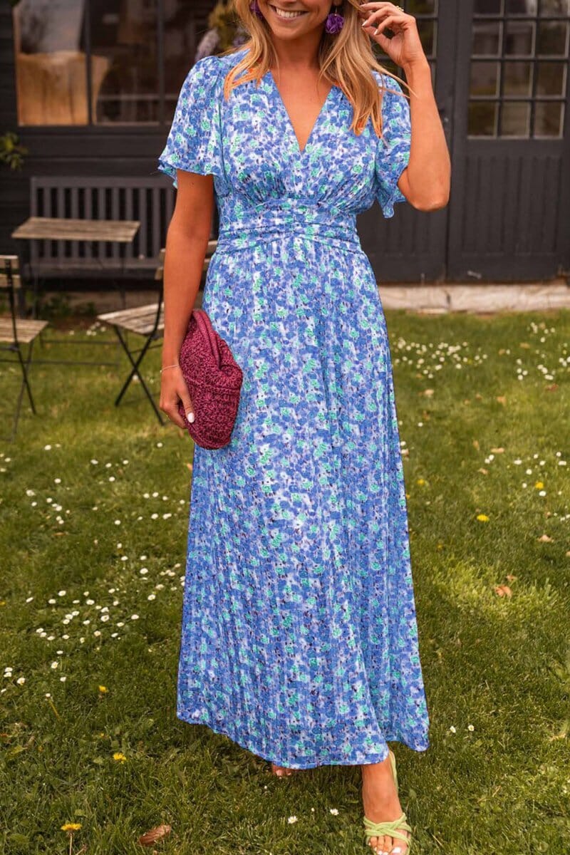Elaine™ | Elegant Maxi Dress with V-Neck