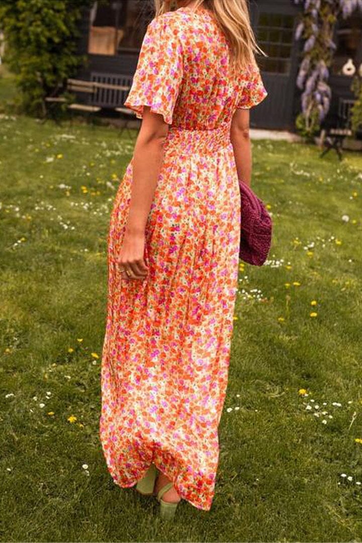 Elaine™ | Elegant Maxi Dress with V-Neck
