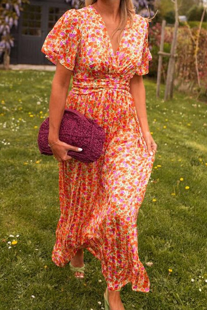 Elaine™ | Elegant Maxi Dress with V-Neck