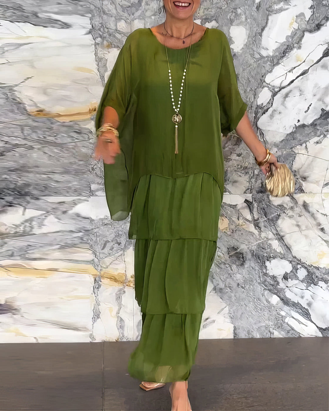 Caroline | Elegant Comfortable Maxi Dress for All Occasions